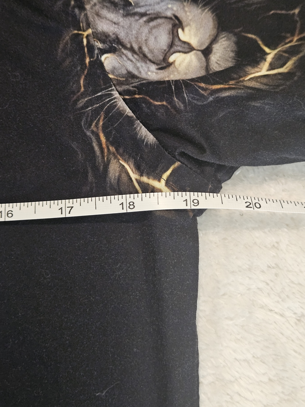 NEW Jared Lang Black Men's Long-Sleeve Lion Animal Print Button-Up Shirt Luxury - Picture 7 of 9